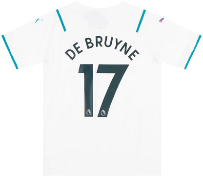 21-22 Manchester City Player Issue Away Shirt DE BRUYNE #17 - mysteryjerseys.ca